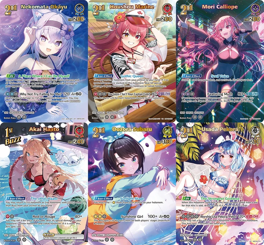 Hololive Official Card Game - hEB01e Summer Hologram English - 1 Booster Box (8 Boosters)